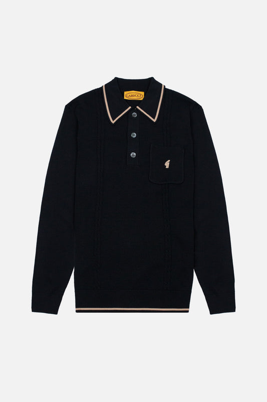 Archive Ned Black - Polo Knit