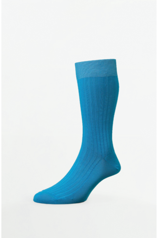 Danvers Cotton English Made Turquoise - Socks