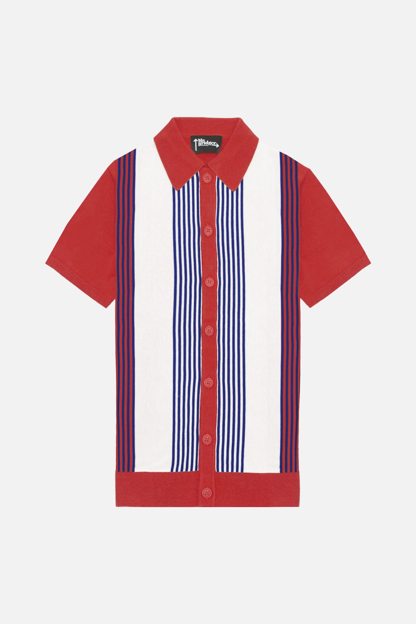 Paulie Stripe Cherry - Knit
