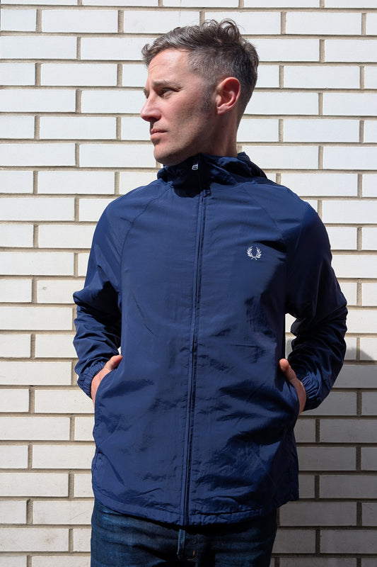 J2325 Hooded Shell  French Navy - Jacket