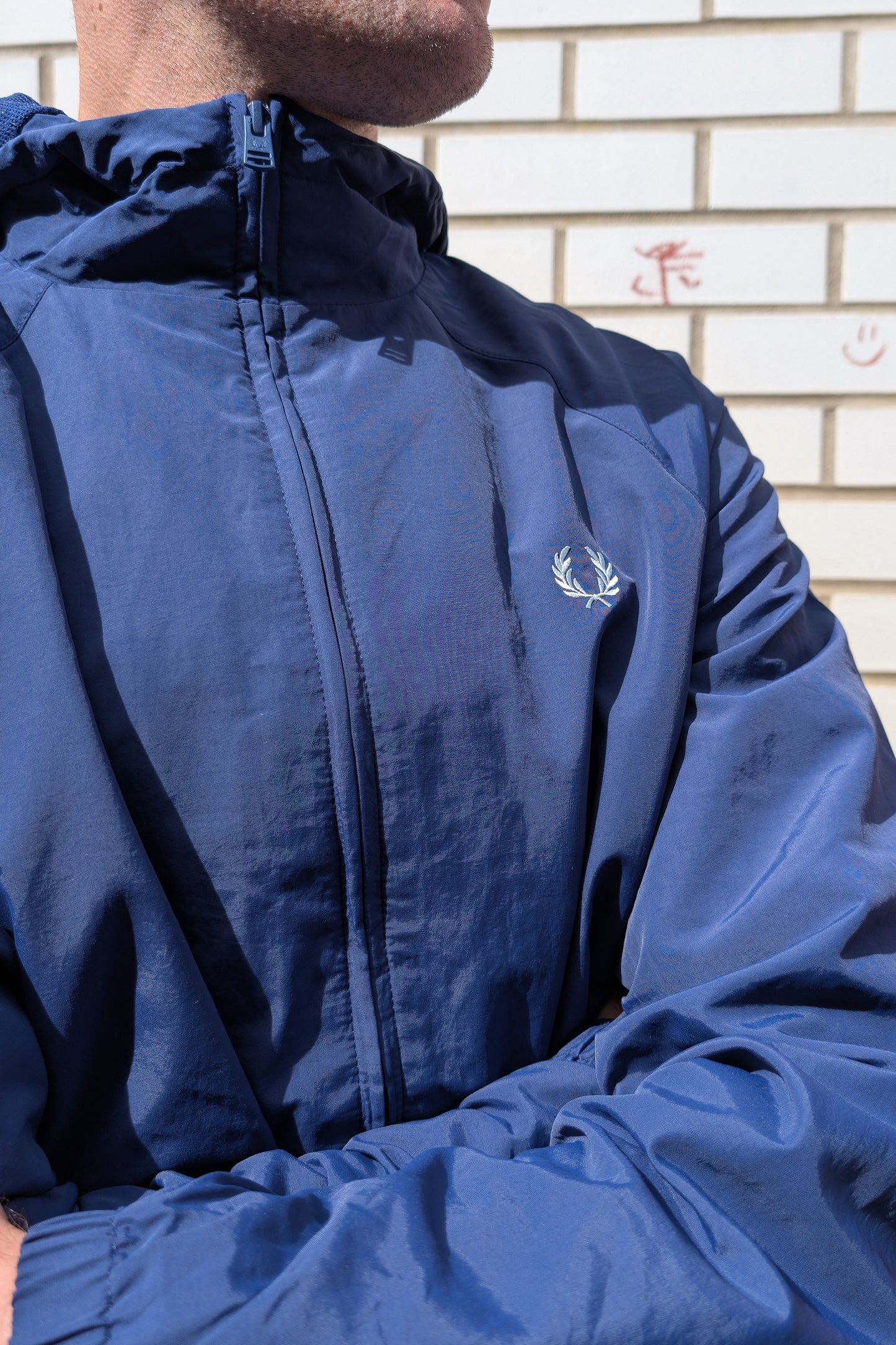 J2325 Hooded Shell  French Navy - Jacket