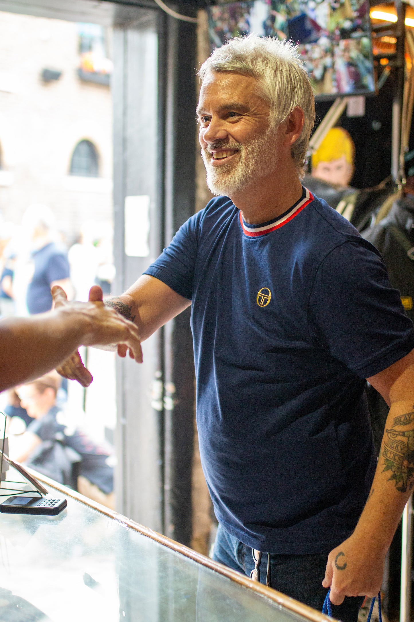 Ashcroft Rainer Navy - T-Shirt
