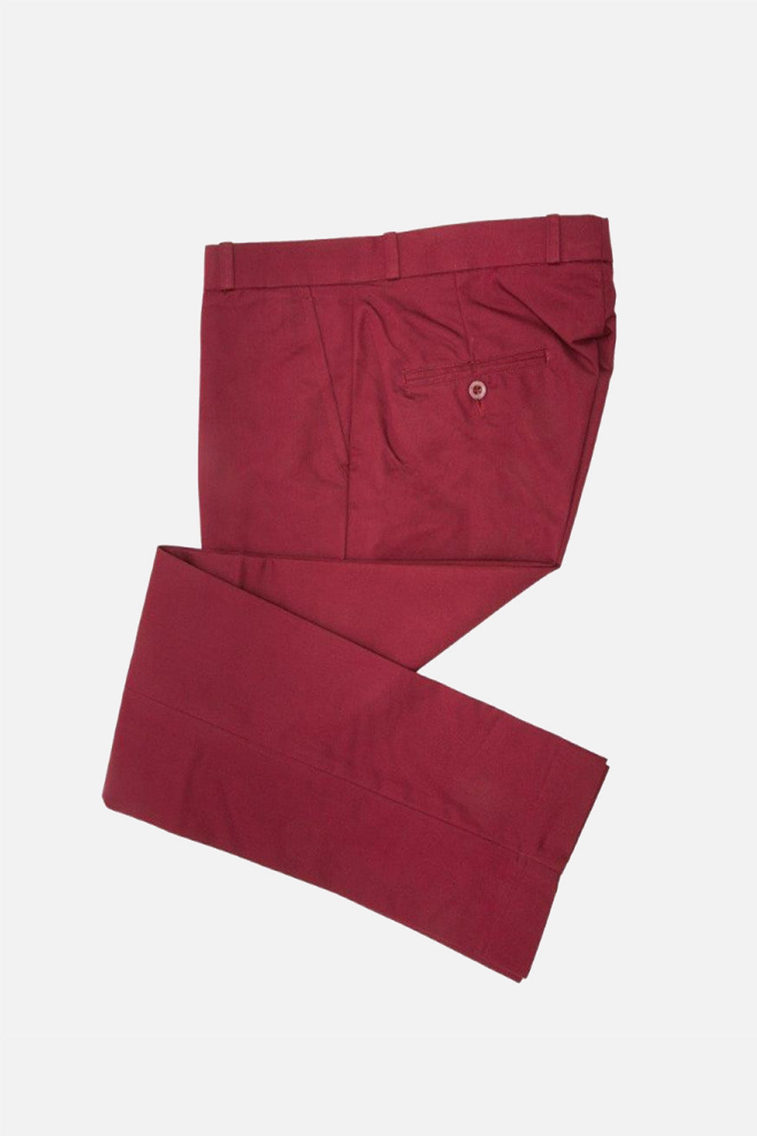 Sta Press Burgundy - Trousers