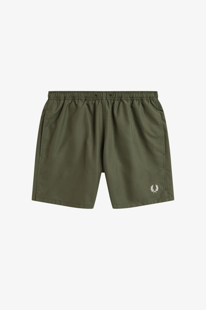 S2303 Laurel Wreath Green - Swim Shorts