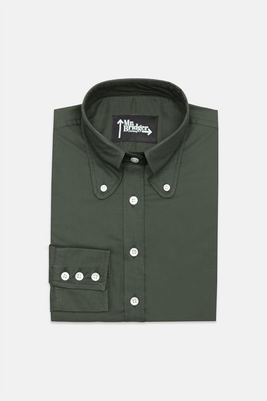 Oxford 'Black Stenius' Olive Green - Shirt