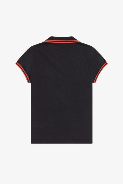 SK2142 Pocket Detail Black - Knitted Shirt