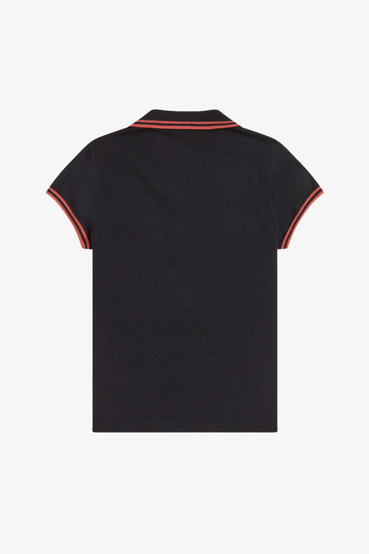 SK2142 Pocket Detail Black - Knitted Shirt