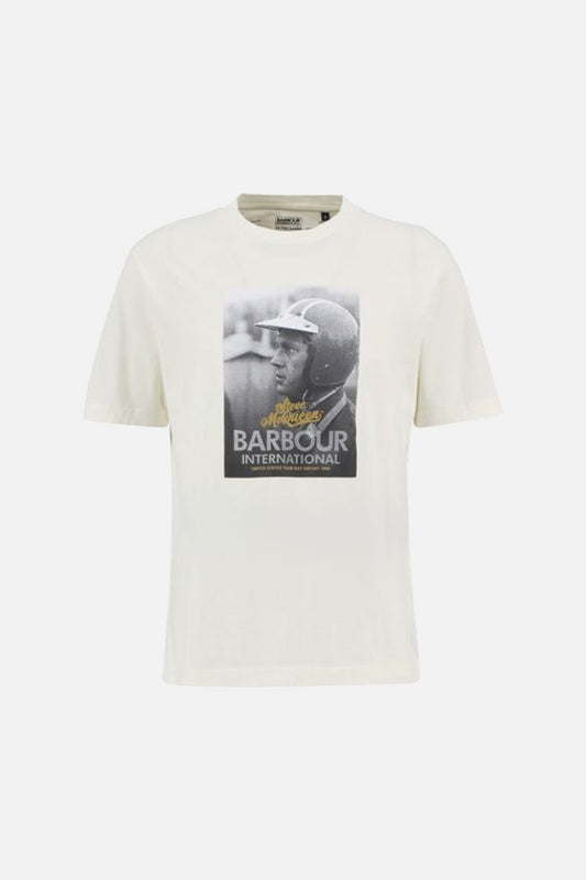 Steve McQueen Graphic Whisper White - T-Shirt