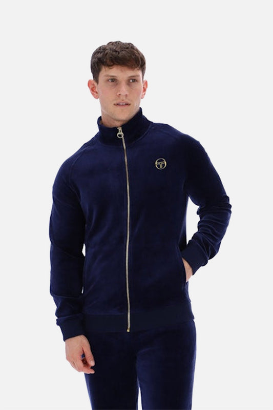 Court Velour Maritime Blue/Gardenia - Track Jacket