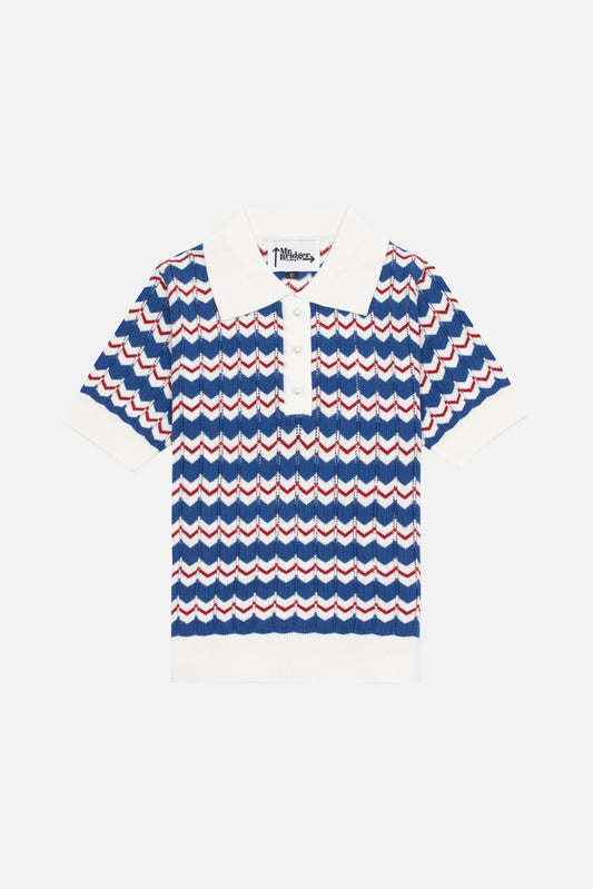 Supreme Fine Gauge White - Polo Knit