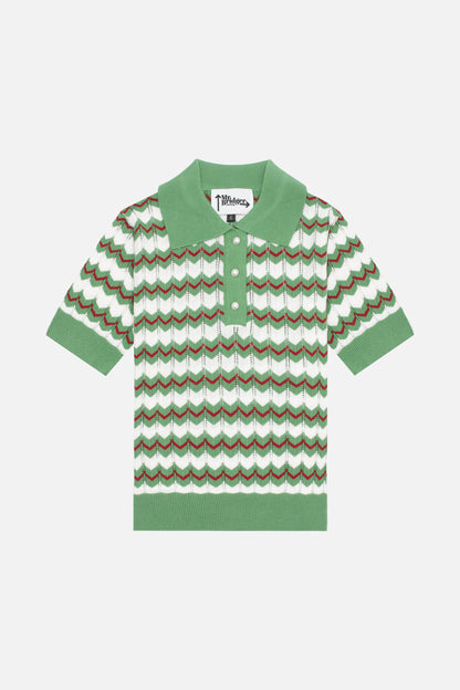Supreme Fine Gauge Verde - Polo Knit