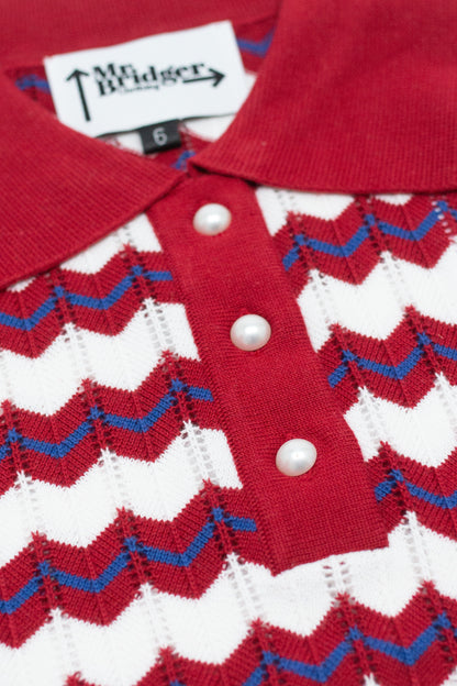 Supreme Fine Gauge Cherry - Polo Knit