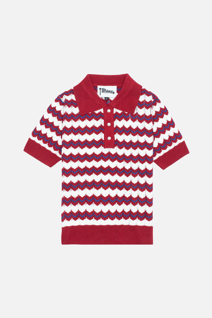Supreme Fine Gauge Cherry - Polo Knit