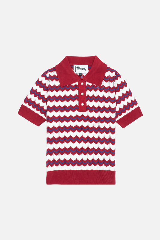 Supreme Fine Gauge Cherry - Polo Knit