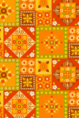 Flower Patch Orange - Tote Bag