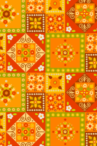 'Sadie' Flower Patch - Scarf