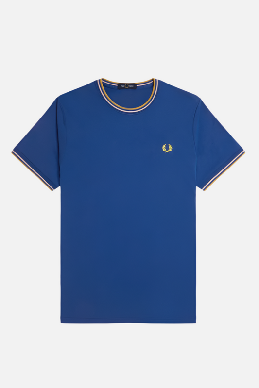 M1588 Twin Tipped Shaded Cobalt / Oatmeal / Honeycomb - T-Shirt