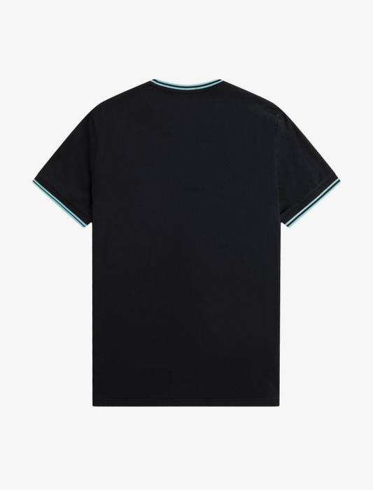 M1588 Twin Tipped Navy / Mint Blue - T-Shirt