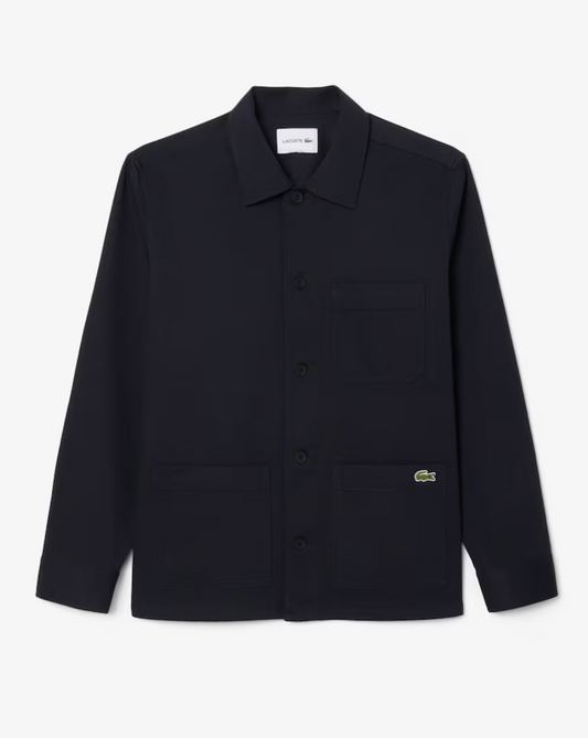 Cotton Overshirt Navy Blue - Jacket