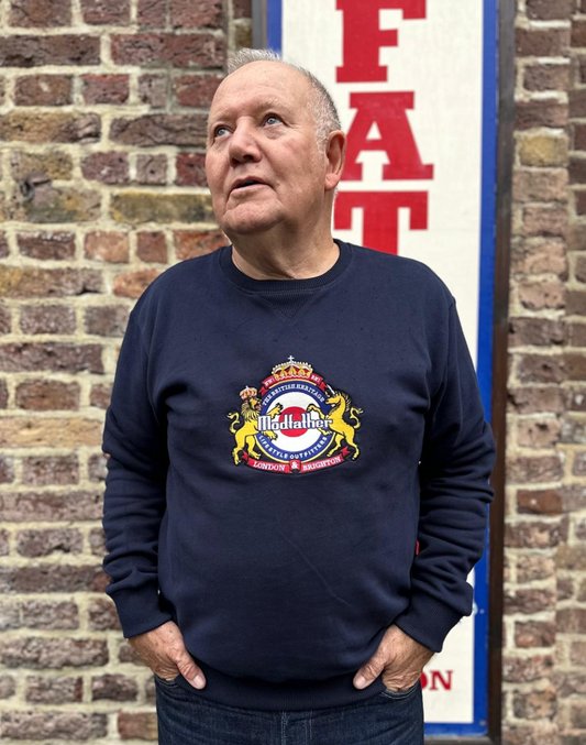Classic Crest Logo Crew Neck - Sweatshirt