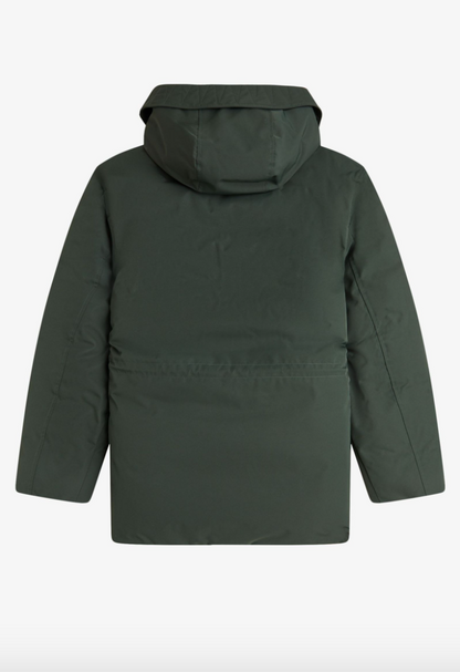 J1315 Court Green Patch Pocket Puffer - Jacket