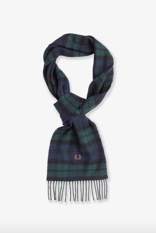 C8137 Lambswool Black Watch Tartan - Scarf