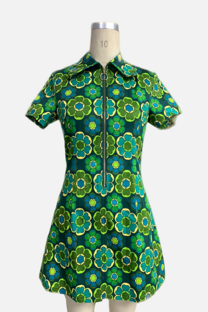 Mod Blossom Floral Ivy - Dress