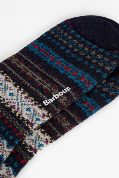 Barbour Boyd Navy Mix - Socks