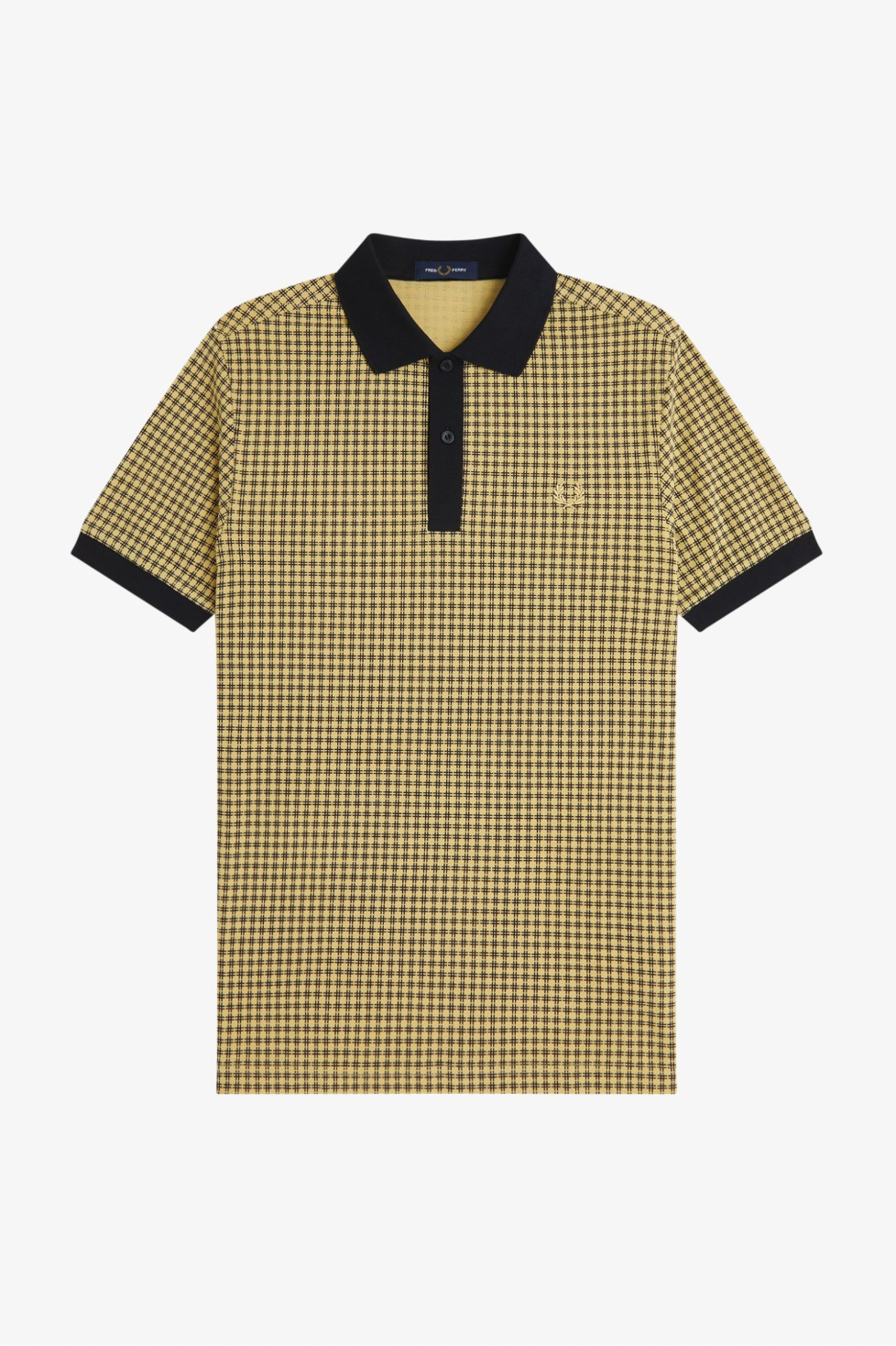 M2661 Cross Print Black - Polo