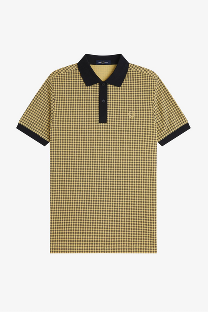 M2661 Cross Print Black - Polo