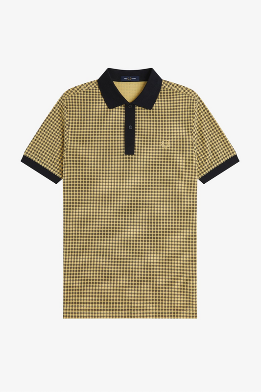 M2661 Cross Print Black - Polo