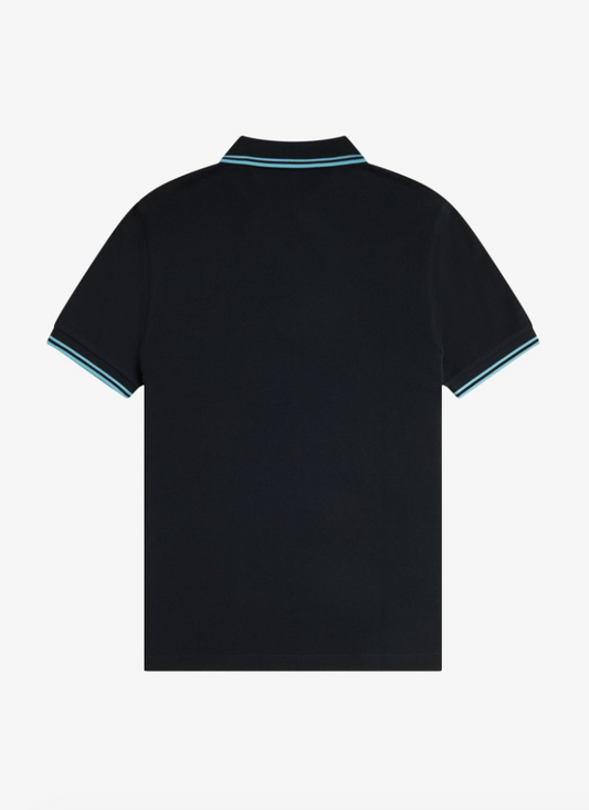 M3600 Navy / Mint Blue Twin Tipped - Polo