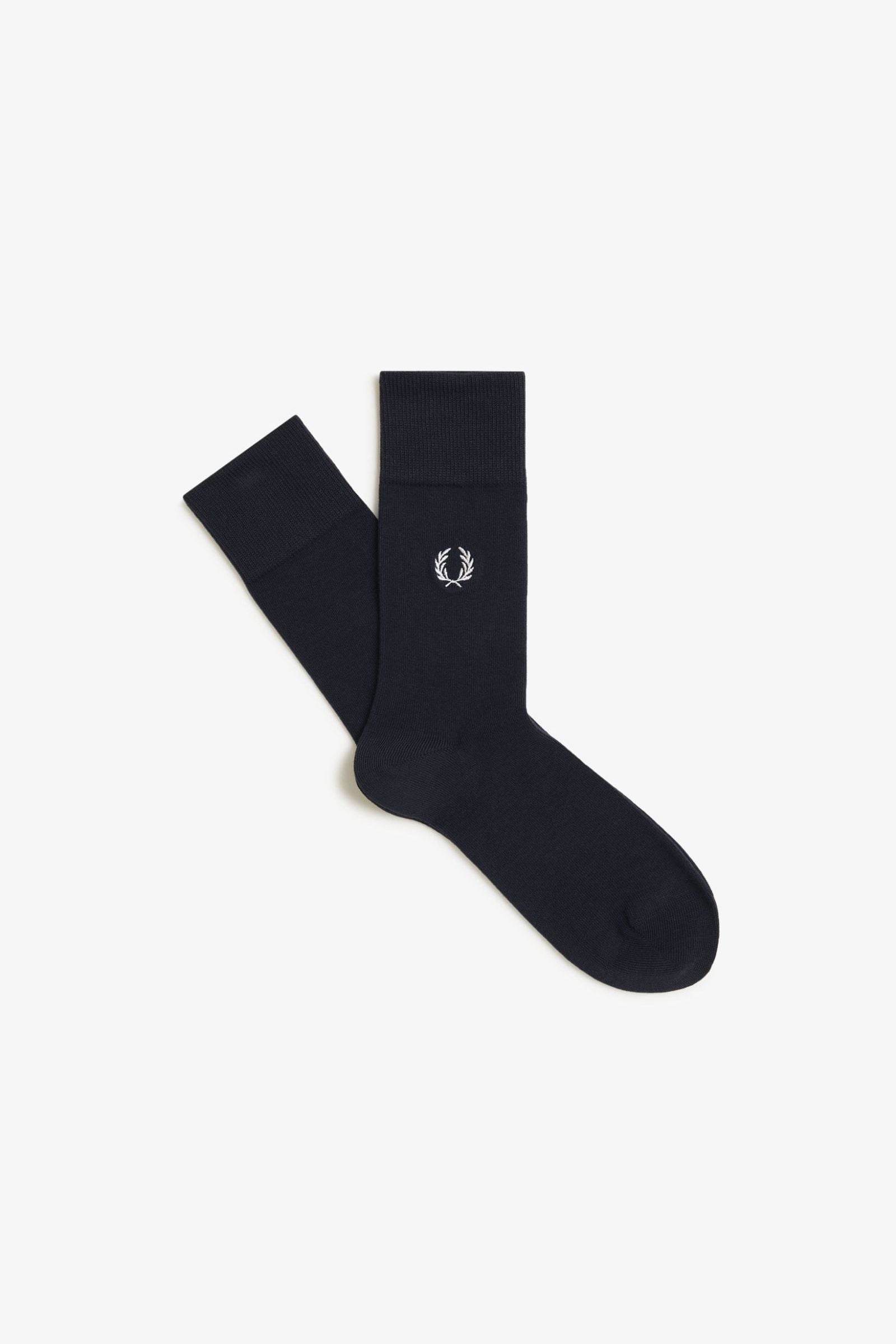C7135 Classic Laurel Wreath Black - Socks
