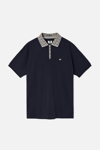 Tipasa Jacquard Rib Navy - Polo