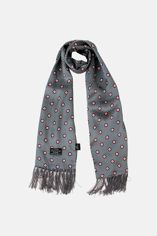 Gunmetal Target - Silk Scarf