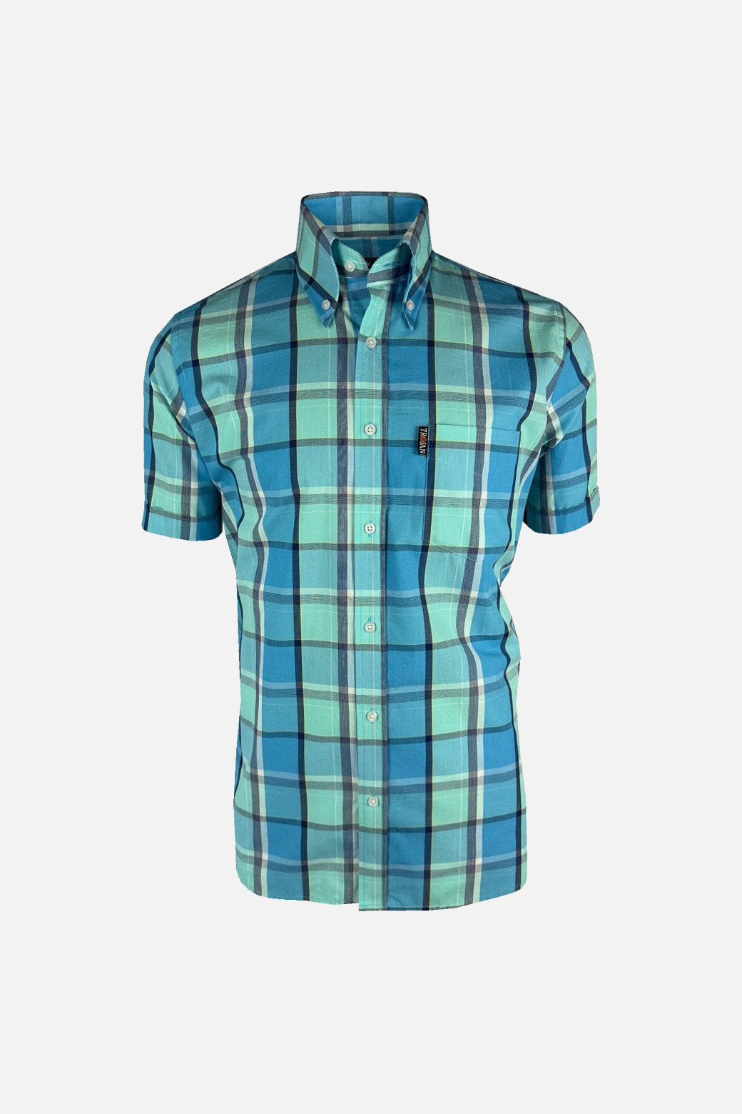 Pastel Check Cobalt - Shirt