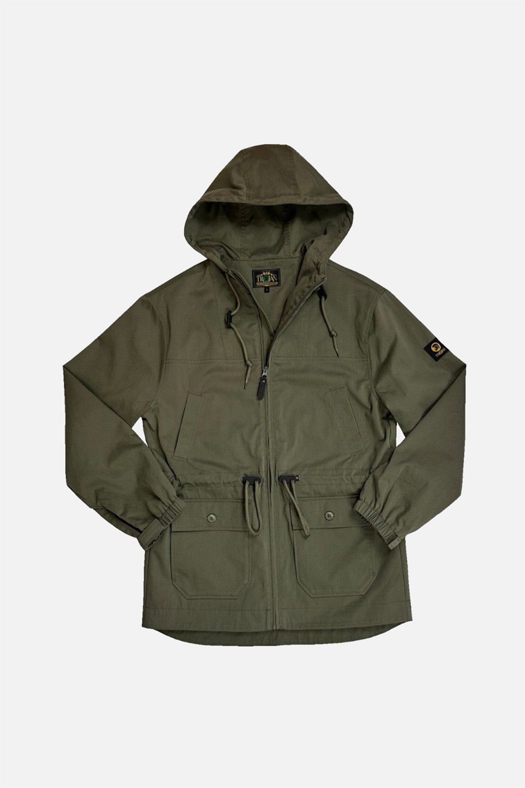 Twill Badged Army Green - Parka