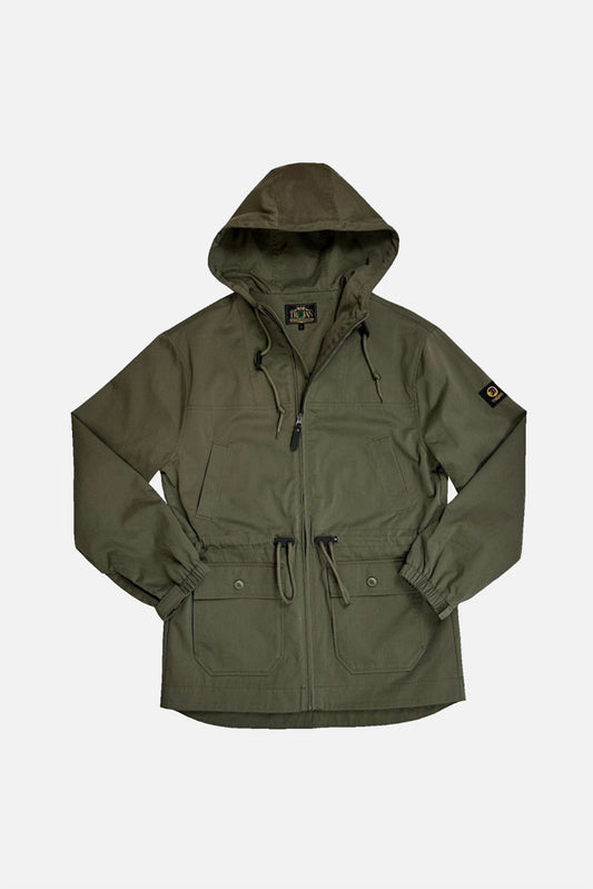Twill Badged Army Green - Parka
