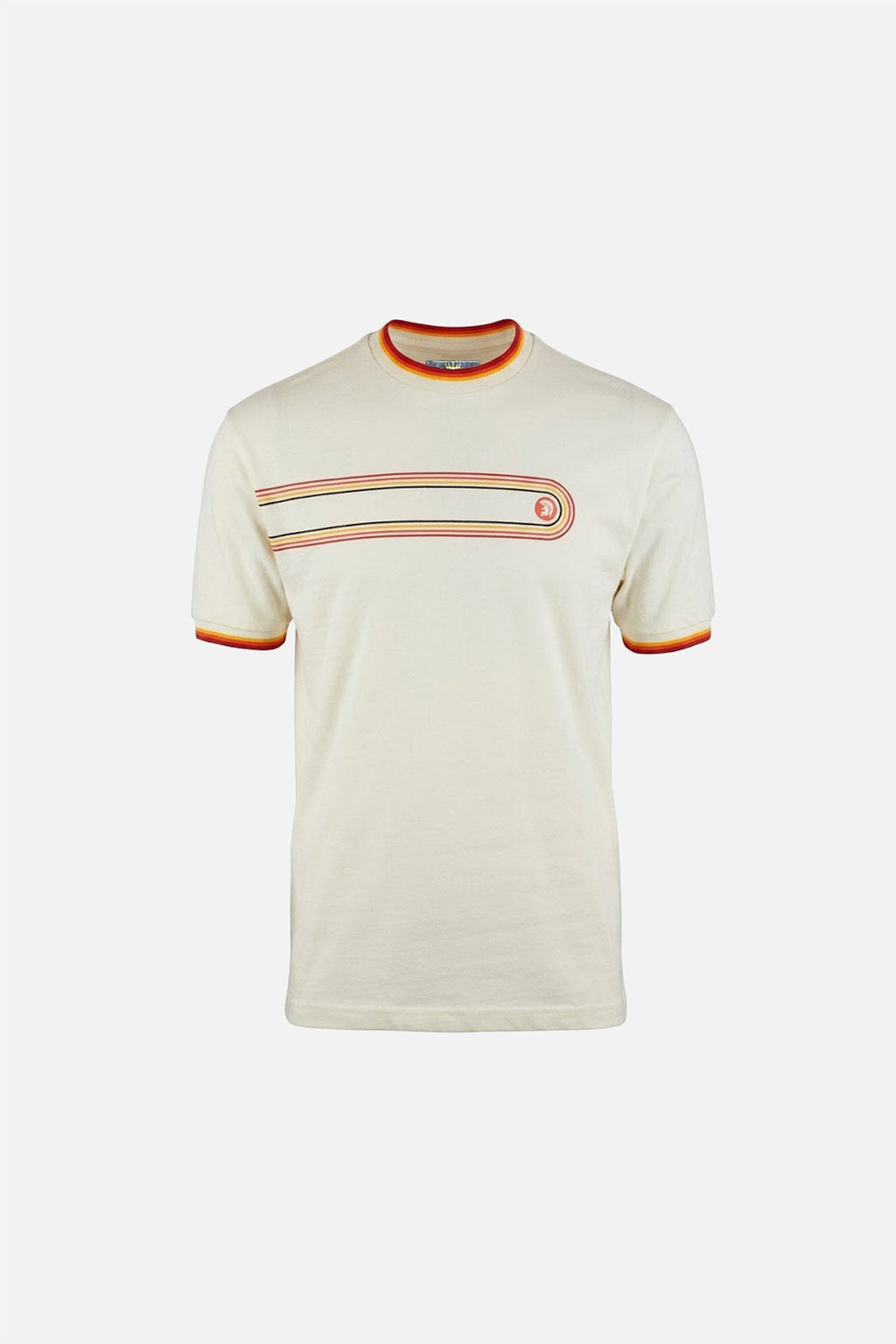 Retro Stripe Ecru - T-Shirt