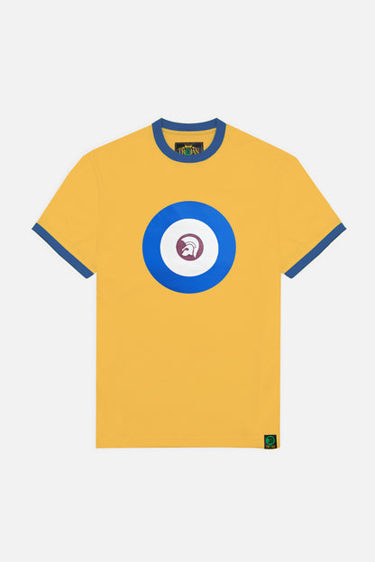 Target Mustard Logo Ringer - T-Shirt