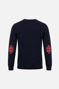 Union Flag Elbow Patch Navy - Knit