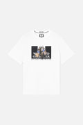 Aka White Graphic - T-Shirt