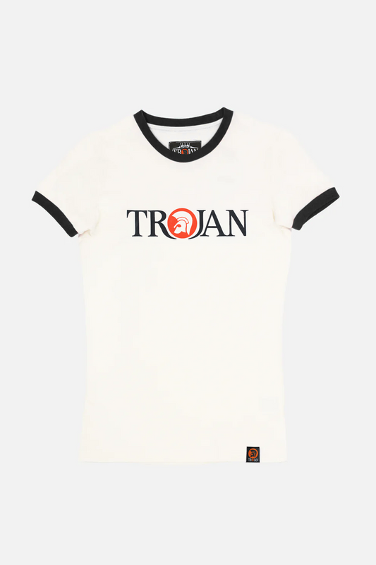 Trojan Logo Ecru - T-Shirt