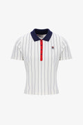 BB1 Women's Classic Vintage Striped 130 Gardenia - Polo