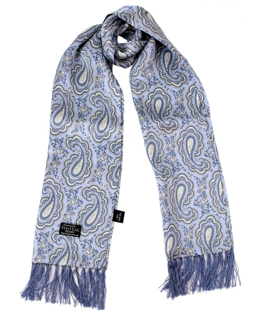 Paisley Weller Sky - Silk Scarf