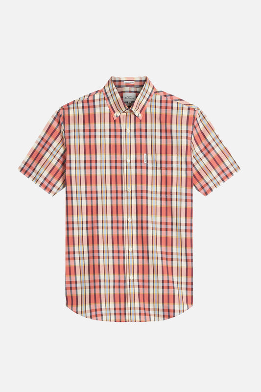 Irregular Check Cerise - Shirt