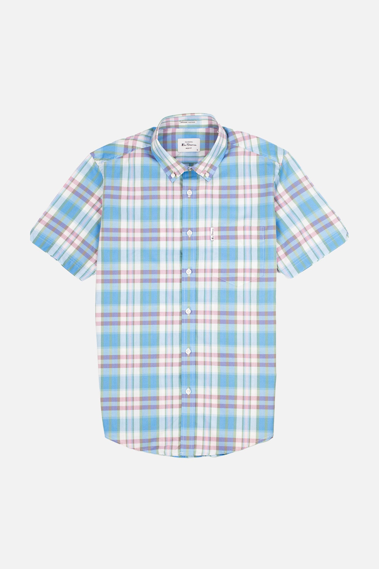 Irregular Check Glacier - Shirt