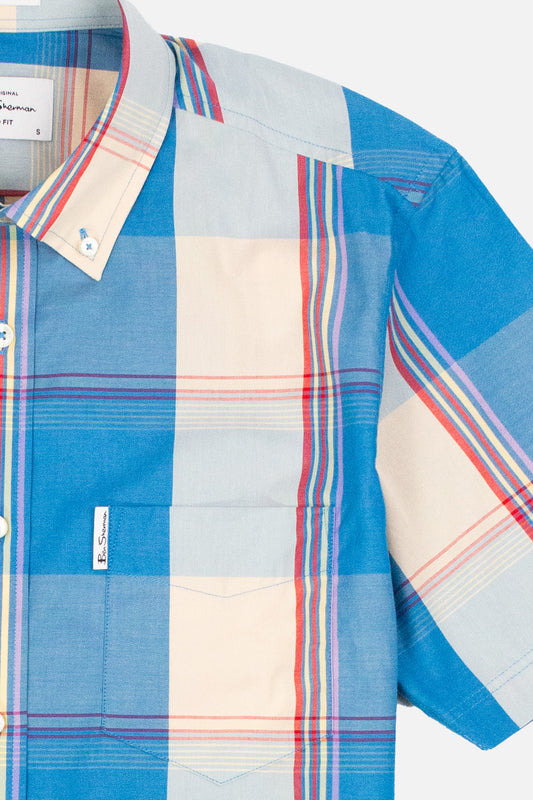Multicolour Overcheck Kingfisher - Shirt