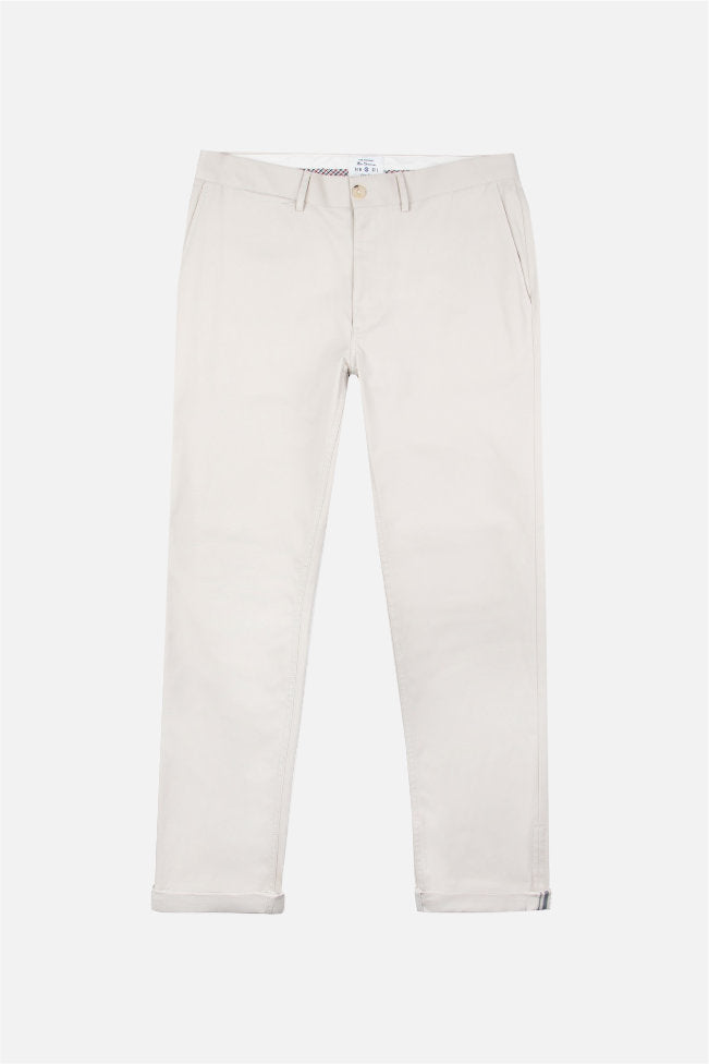 Signature Slim Stretch Chino 030 Putty - Trouser