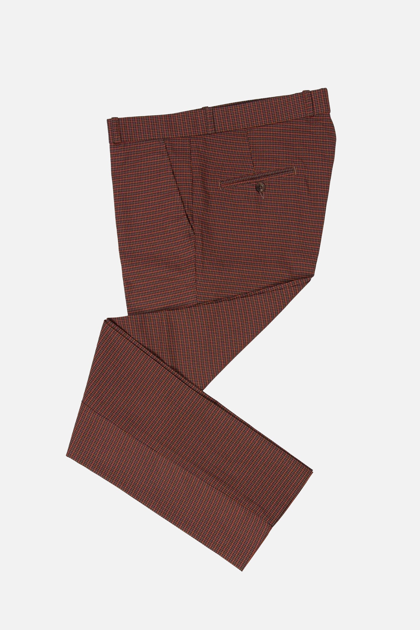Sta Press Brown Tartan  - Trousers